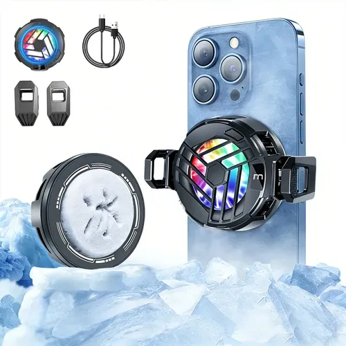 Cooler Magnético para Celular Gamer com RGB 5500rpm — Vale a Pena?