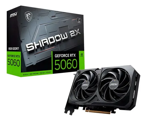 Placa de Vídeo MSI GeForce RTX 5060 8GB Shadow 2X OC — Vale a Pena?