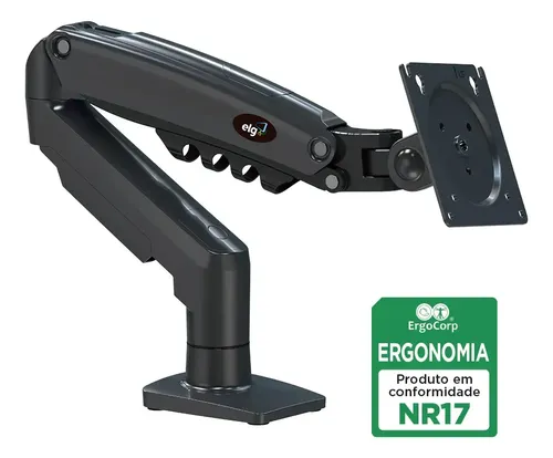 Suporte Articulado ELG F80N para Monitor — Vale a pena?