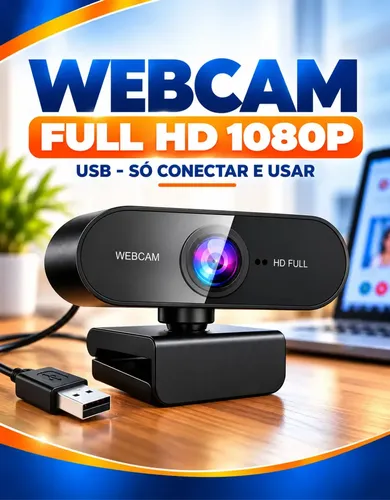 Webcam Full HD 1080p USB (VBS Brasil) — Vale a pena?