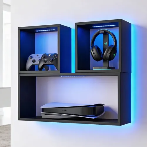 Kit Nichos Gamer MDF para Parede — Vale a pena?